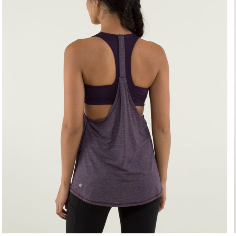 Lululemon 2-In-Run Tank, size 6